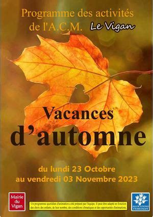 Calam O Programme Acm Automne