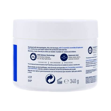 Comprar Cerave Crema Hidratante Piel Seca G Barato Online Precio Oferta