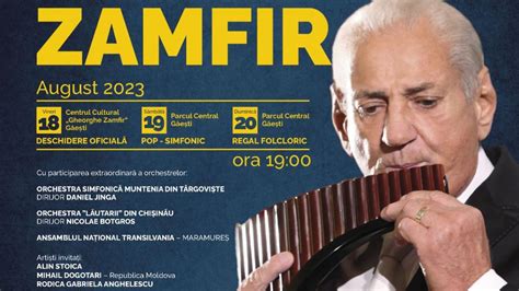 Festivalul Interna Ional De Nai Gheorghe Zamfir I Deschide Por Ile