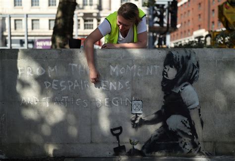 Banksy's climate protest mural preserved by London council - The Irish News