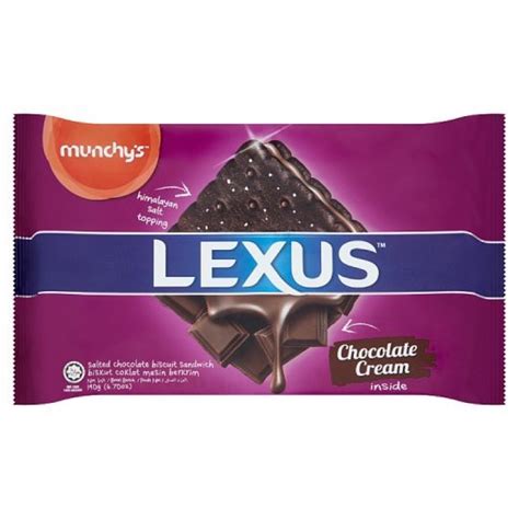 Munchys Lexus Salted Chocolate Cream Crackers 190g Shopee Malaysia