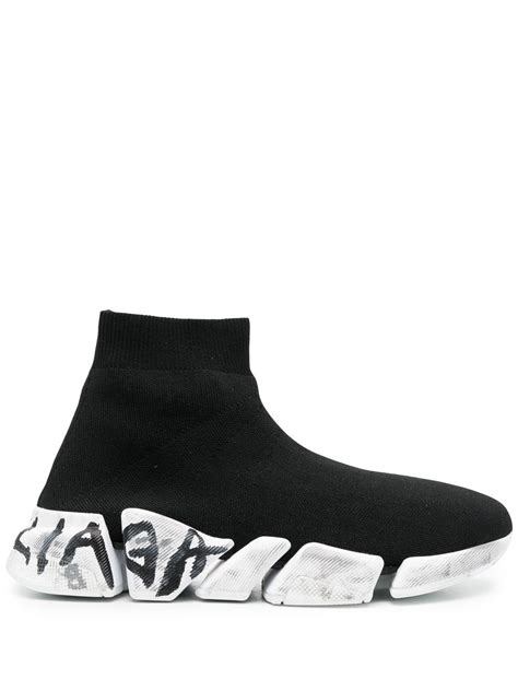 Balenciaga Speed Graffiti Sneakers Farfetch