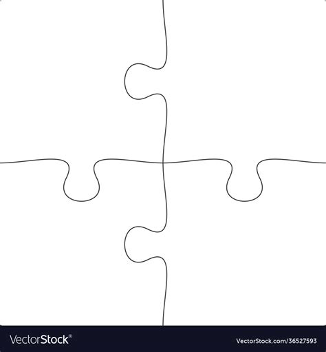 Jigsaw Puzzle Template