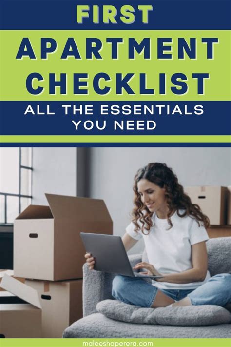 First Apartment Checklist All The Essentials You Need Artofit