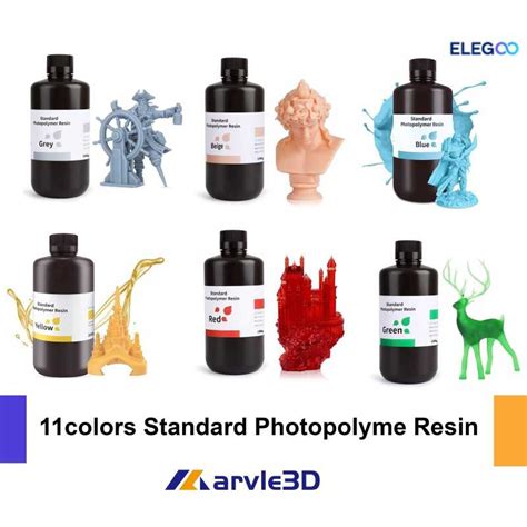 Elegoo D Muti Colors Resin Lcd Uv Curing Resin Nm Standard