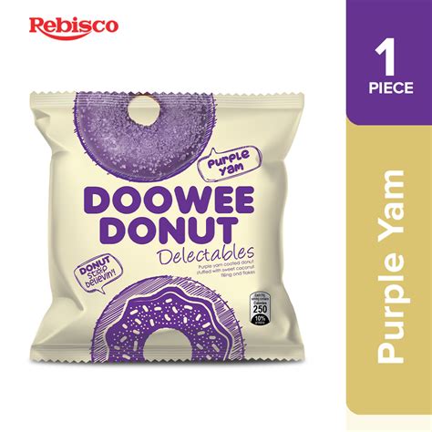 Doowee Donut Delectables Purple Yam 58g Shopee Philippines