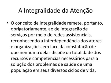 A Integra O De Servi Os Em Redes De Aten O Sa De Ppt Carregar