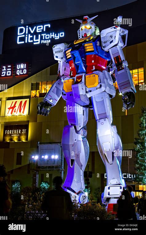 Japan, Honshu island, Kanto, Tokyo, Gundam robot Stock Photo - Alamy