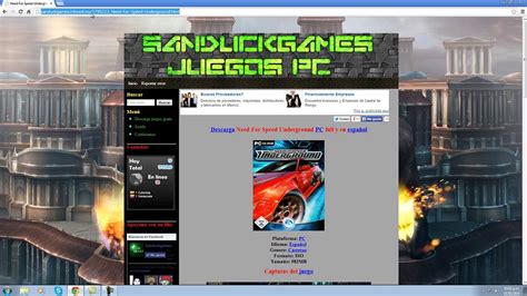 Como Descargar E Instalar Need For Speed Underground Pc Full Y En