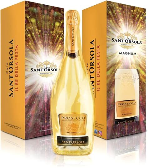 SANT ORSOLA Prosecco D O C Millesimato Magnum Gift Pack 1x1500ml