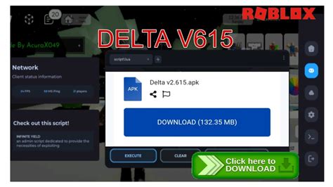 Delta Executor Mobile New Update V615 Released Crash Fixed Delta