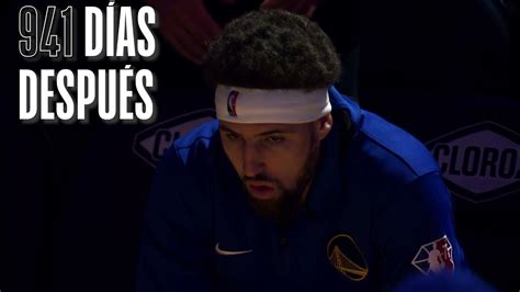 El Regreso De Klay Thompson A La Nba Youtube