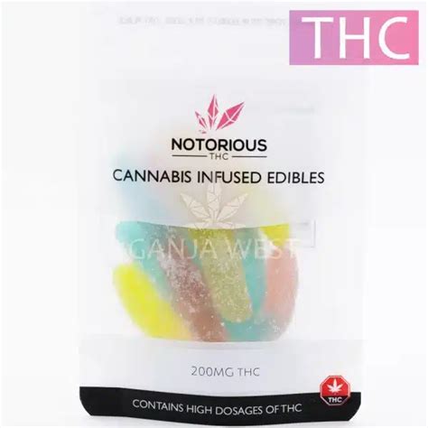 Notorious Thc Neon Worm Gummies Mg Mg Ganja West