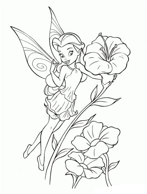 Tinkerbell Fawn Coloring Pages