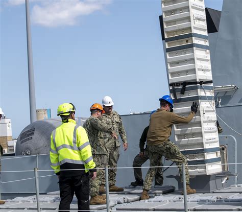 U S And Danish Navy Conduct Inert SM 2 Missile Load During BALTOPS23