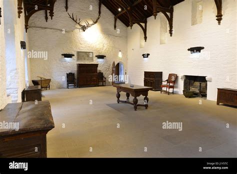 Interior of Cahir Castle in Ireland Stock Photo - Alamy