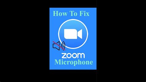 How To Fix Zoom Microphone Problems Microphone Not Working On Zoom