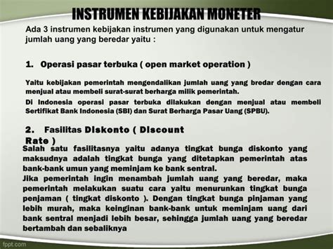 Bahan Makro Kebijakan Fiskal Moneter Ppt