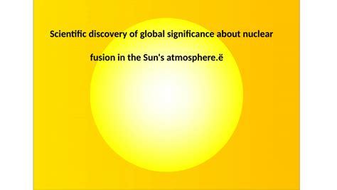 Pdf Scientific Discovery Of Global Significance About Nuclear Fusion