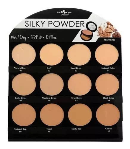 Base De Maquillaje En Polvo Italia Deluxe Silky Powder Tono 10 Toast