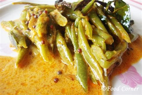 Sri Lankan Green Beans Curry Bonchi Themparaduwa Food Corner Green Bean Curry Beans Curry