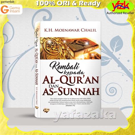 Jual Buku Kembali Kepada Al Quran Dan As Sunnah Shopee Indonesia