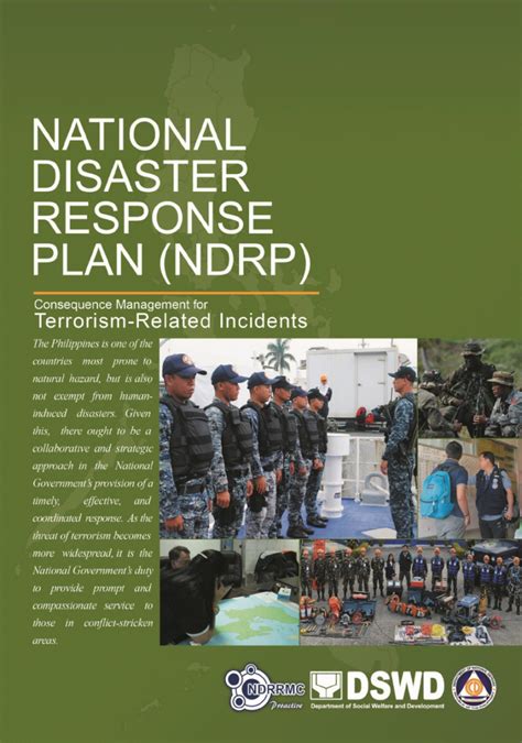 National Disaster Response Plan Ndrp Consequence Management For