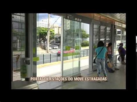 Usuários do Move reclamam de portas estragadas nas estações de embarque