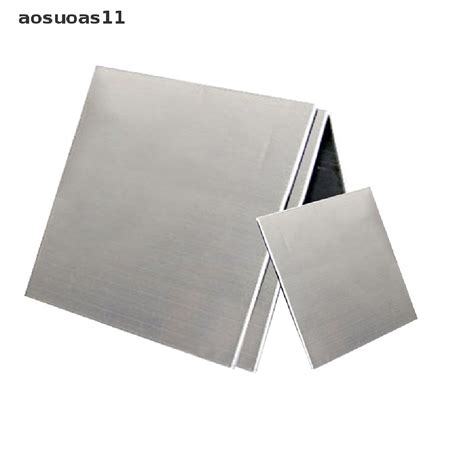 Hot 1Pc 304 Stainless Steel Square Plate Sheet Thick 1mm 1 5mm 2mm 0 8mm 0 5mm Aosuoas11