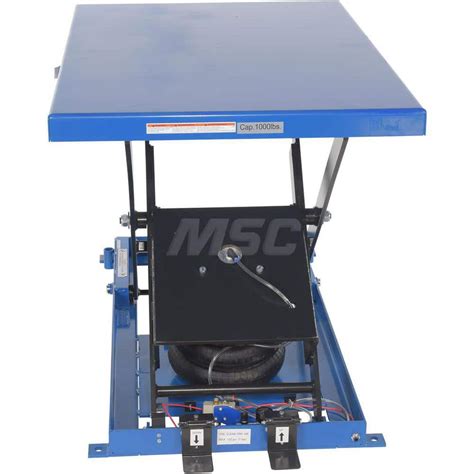 Vestil Mobile Battery Lift Table 1 000 Lb Capacity 9 To 33 Lift