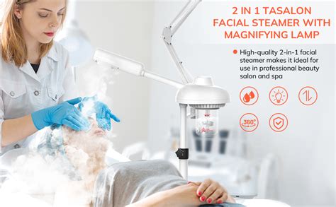 Amazon TASALON Professional Facial Steamer With Magnifying Lamp 2