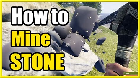 How To Find Get Stone Fast In Rust Best Tutorial Youtube