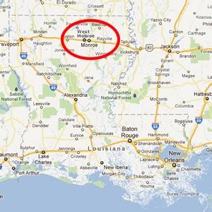 West Monroe Louisiana Map | Draw A Topographic Map