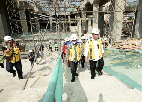 Menteri PUPR Basuki Tinjau Proyek Gedung GIK UGM Progres Konstruksi