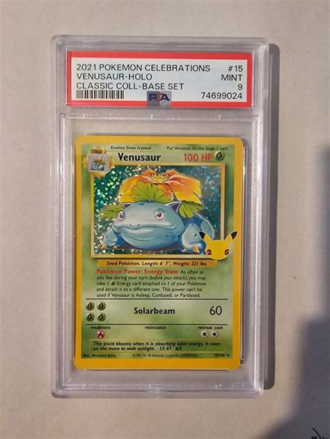 Venusaur Bisaflor Celebrations Classic Base Set PSA 9 10 Kaufen Auf