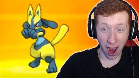 ALMOST FAILED SHINY LUCARIO RIOLU REACTION Pokemon Sun Moon