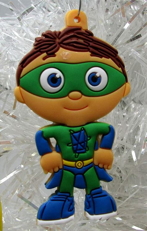 Super Why Christmas Ornament Set 5 Piece Brand New Ebay