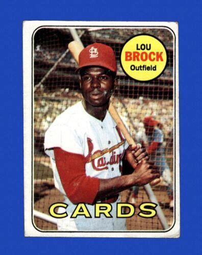 Topps Set Break Lou Brock Low Grade Gmcards Ebay