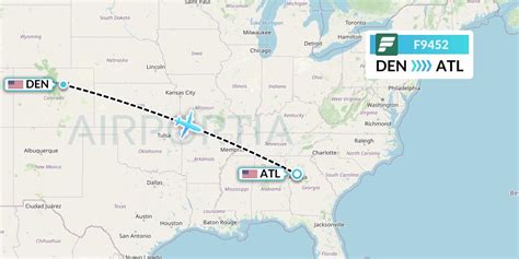 F9452 Flight Status Frontier Airlines Denver To Atlanta FFT452