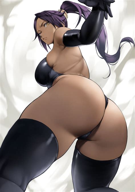 Yoruichi Sexy Bleach Hentai Blue