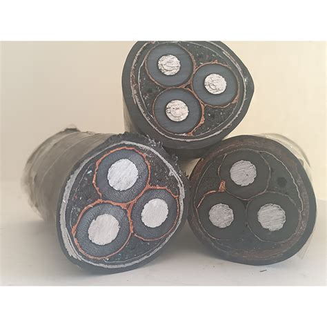 Single Core Medium Voltage Pe Pvc Sheath Xlpe Insulation Copper