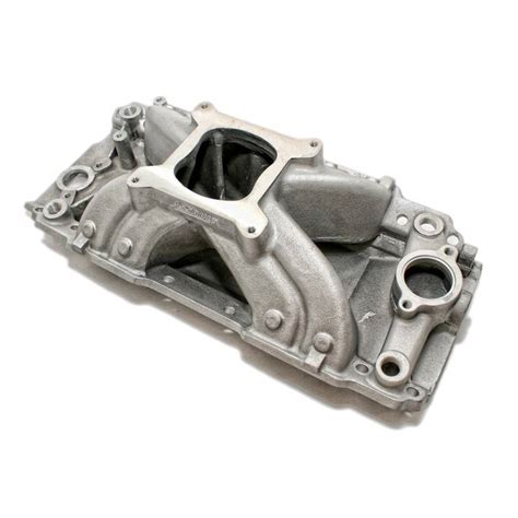 Big Block Chevy Satin Cast Aluminum Air Gap Intake Manifold Oval Port