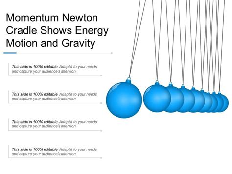 Momentum Newton Cradle Shows Energy Motion And Gravity | PowerPoint Slide Images | PPT Design ...