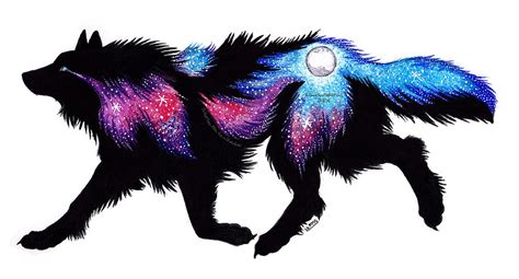 galaxy wolf weasyl