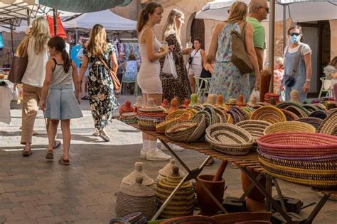 Weekly Street Market In Santanyi Editorial Photo Image Of Famous