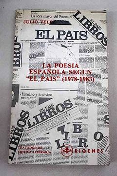 Libro Poesia Española Segun el Pais 1978 1983 De J Velez Buscalibre