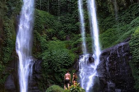 Bali Sekumpul Waterfall Banyumala Waterfall And Bedugul Temple