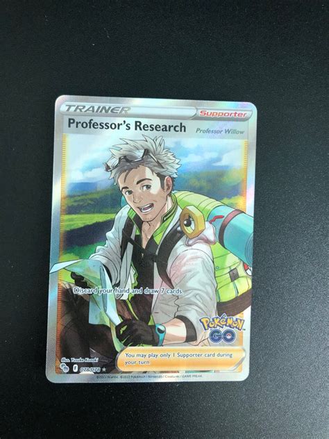 Professors Research Full Art Pok Mon Go Hobbies Toys Toys