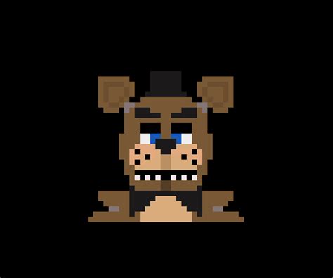 Freddy Fazbear Hw Pixel Art R Fivenightsatfreddys