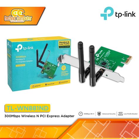 Jual Tp Link Tl Wn881nd 300mbps Wireless N Pci Express Adapter Shopee